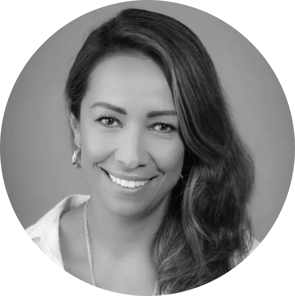 Headshot of Diana Castro, MD, host of the Life Takes Muscle podcast